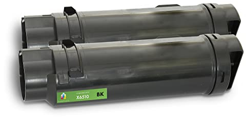 2er Set 106R03480 Schwarz Premium Toner kompatibel für Xerox Phaser 6510, 6510DN, 6510N, WorkCentre 6515, 6515DN, 6515DNI, 6515DNW, 6515N, 6515NW