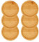 SHUNYABEI 6Pcs Plant Flower Pot Drip Trays Plant Saucer Flower Pot Container Planter for Indoor Outdoor Garden