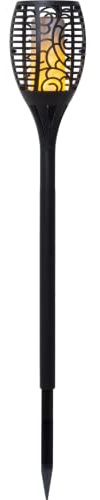 Star LED-Solar-FackelFlame, Schwarz