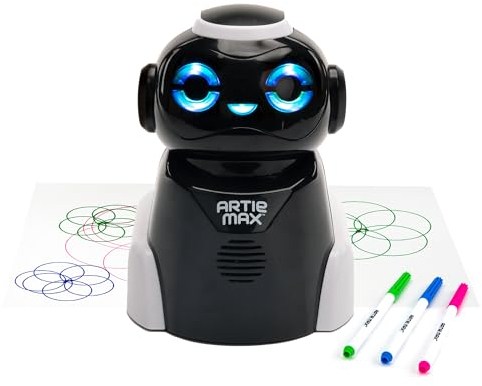 Learning Resources Artie Max, der programmierbare Zeichenroboter, MINT-Spielzeug für die Altersstufe 8-12 Jahre, Kinder erlernen die Programmiersprachen