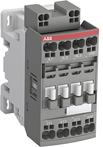 AF09Z-30-10K-20 Kontaktblock, 3 Hauptkontakte NO und 1 Hilfskontakt, 12-20 V DC, grau, 7,7 x 4,5 x 9,23 cm (Referenz: 1SBL136005R2010)