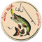 Finest Folia Fisch Aufkleber im Retro Stil 10x10cm Angeln Fischen Vintage Sticker für Auto Boot Angelkoffer Angel Zubehör wetterfest R165 (01 Hecht, Less Talk)