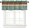 Volant-Vorhänge für Küchenfenster, Retro-Stil, rustikale Holzstruktur, Stangentasche, Volants, Fensterbehandlungen, Blaugrün, Grün, Braun, 137.2 x 45.7 cm, St. Patrick's Day Dekor