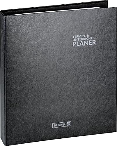 Brunnen Ringbuch-Kalender mit Einlage Lehrer-Sortiment 2022/2023 Überformat A4: ca. 28 x 31,5 cm schwarz: 2 Seiten = 1 Woche, 1075765903