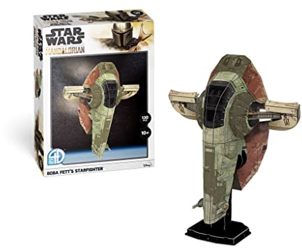 Revell The Mandalorian Kartonmodellbausatz I Detailgetreuer Modelbausatz des BOBA FETT'S STARFIGHTER I für Jung und Alt I 130 Teile I für Star Wars Fans I Ideale Geschenkidee für jeden Anlass, Mittel