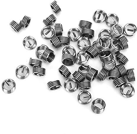 Kit d'Assortiment de Manchons de Réparation de Vis M8 X 1,25mm, Inserts Filetés Type avec Autres Attaches Incorporées pour la Réparation de Filetage