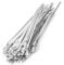 Metal Cable Ties, 304 Stainless Steel Zip Ties 100Pcs/6IN/150MM Heavy Duty, Heat Resistant for Exhaust Wrap/Fencing/Pipes/Auto Repair, Replace Metal Wires.