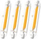 R7S LED 78mm, 10W R7S LED Dimmbar Lampen Ersetzt 100W Halogenlampen, LED R7S Lampen Naturweiß 4500K 1000LM, ohne Flackern, R7S LED Glühbirne, 4er Pack