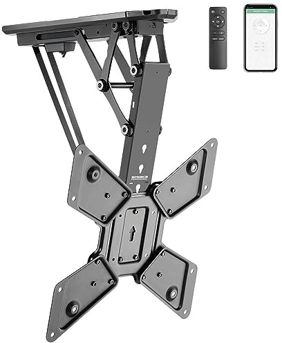 Speaka Professional SP-TVCM-510 TV-Deckenhalterung Zusammenklappbar, Mit Fernbedienung 58,4 cm (23) - 139,7 cm (55) e