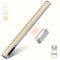 bravzurg LED Strip Light Bar Battery Powered, 4000mAh Battery Operated Wall Lights, Magnetic Dimmable Remote Control, Rechargeable Under Shelf Lighting for Reading Dressing Work Cupboard – Silver