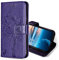 KANVOOS Funda para Xiaomi Redmi Note 12 4G, Funda Tapa Libro Movil de Cuero PU, Ranura para Tarjeta Plegable Billetera Carcasa para Redmi Note 12 4G (Morado)
