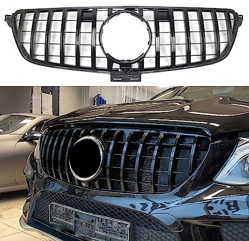 GLE W166 GT Style Nero Griglia Paraurti Anteriore Per Mercedes Benz Classe GLE SUV W166 GLE350 GLE400 GLE450 GLE500 GLE550 GLE43 2015-2018