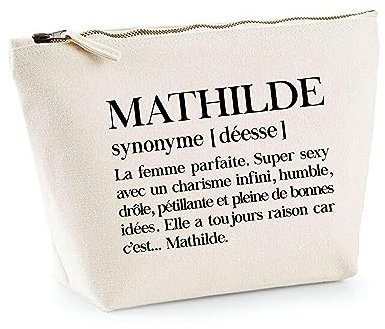 Trousse Mathilde Définition | Pochette Toilette Maquillage Idée Sac Cadeau