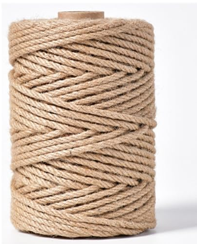 Sisalseil für Kratzbaum, Aktivitätskratzbäume, 6Mm X 50M Sisalseil, Natur Sisal Seil für Katzen, Kratzseil, Haushalt, Garten, DIY, Dekoration