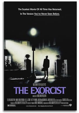 greb Filmposter The Exorcist, Raumdekoration, ästhetisches Poster, künstlerisches Poster für Schlafzimmer, Wohnzimmer, Wände, 20 x 30 cm, ungerahmter Stil