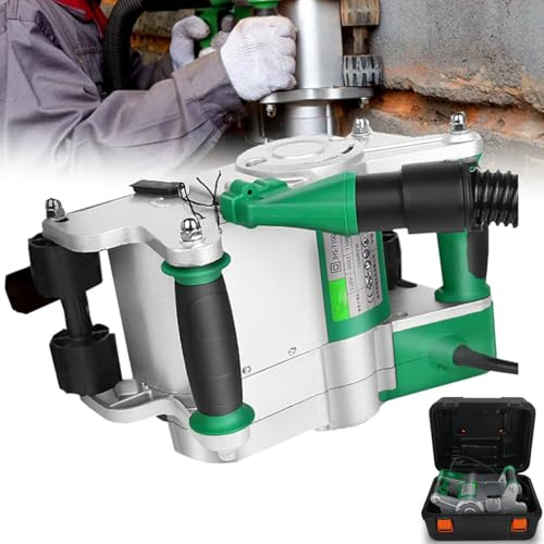 Hydravex Wandschlitzmaschine, 20–30 mm verstellbare Nuttiefe, 25 mm und 35 mm Klinge, 1100 W-Fräser, Bodenwand-Nutschneidemaschinen-Set mit Tragebox, handgeführte Betonschlitzmaschine,25mm+35mm
