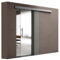 doporro Porta Scorrevole in Vetro Satinato per Interni 102.5cmx205cm Porte Scorrevoli Chiusura Soft Close con Maniglia a Barra Distanza Parete 15mm, Amalfi14