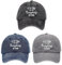 HAPEE 2er/3er-Pack Baseballkappen für Herren, Trucker, Klassische Snapback-Kappe mit Farbblockierung (DE/NL/SE/PL, Alphanumerisch, Einheitsgröße, E-3P01 -Black Grey Navy)