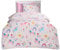 OHS Single Coverless Duvet Kids 10.5 Tog Kids Duvet with Pillowcase, Unicorn Print Pink Coverless Duvets Reversible, Washable Duvets Camping Sleepovers Super Soft Comfy,
