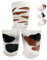 SUKPDJO 3pcs Cat's Paw Glass Mug,Lindo Gato Taza de Café,Taza de Vidrio,Taza Calentable Cat's Paw,Taza de Leche Creativa,Taza de Té,Taza de Café Helado,Taza para Beber,300ml