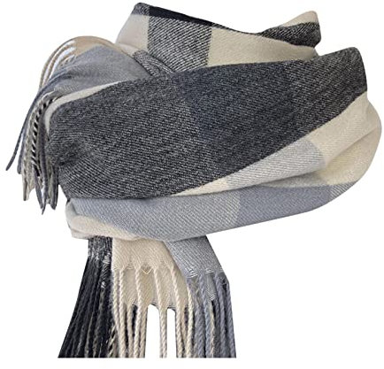 Kwatieh Schal FüRs Leben 2024 Womens Winter Scarf Wolle GrüN Gemusterter Schal Schal 2 M Loop Schal Damen Weihnachten Kopfschal Damen Winter Schals TüCher Damen FrüHling