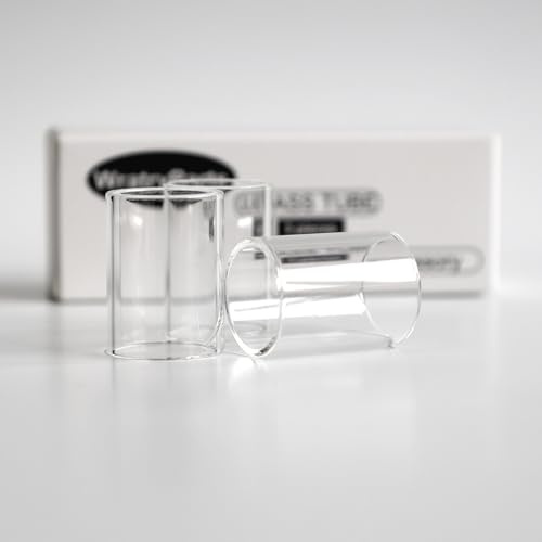 WratryParts Tubo de vidrio recto de repuesto para tanque Diplomat MTL de 5,5 ml RTA (3 unidades, transparente)