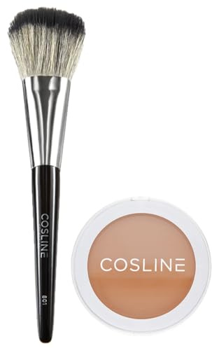 COSLINE Puder-Set, Bronzer, Sun Powder matt, Puderpinsel, Schminkset