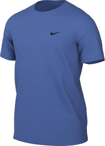 Nike Herren Df Uv Hyverse Ss T-Shirt, Comet Blue/Black, XXL