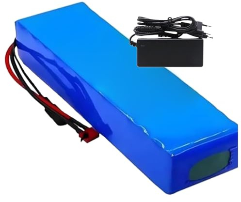 Batería para Bicicleta Eléctrica De 36V Y 30Ah, Batería para Patinete Eléctrico, Paquete De Baterías De Iones De Litio Impermeables 10S2P para Bicicleta Eléctrica con Cargador XT30+JST