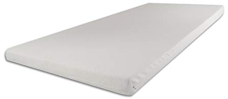 SW Bedding Topper Viscoelastische Matratzenauflage 90 x 200 x 9 cm H2 mit Bezug SANcare - 30 Tage Probeschlafen