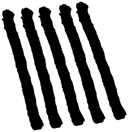 Slime 20252 Tire Repair Plugs Strings, ACT, Mowers, Wheelbarrows, 7-ply, 4in, 5 Count