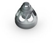 10-pack of Phonak Smokey SMALL OPEN Hearing Aid Domes by Hearing Aid Battery Club