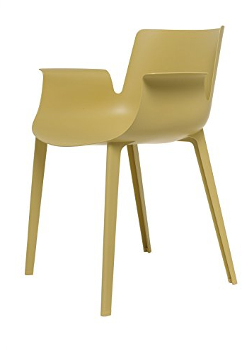 Kartell Piuma Armlehnstuhl - senf