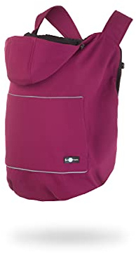 fun2bemum Softshell Baby Tragecover Trageabdeckung Pflaume