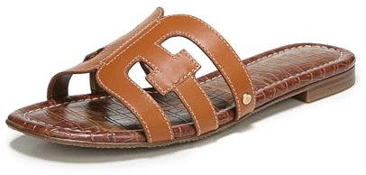 Sam Edelman Women's Bay Slide Sandal, Brown, Saddle 2 UK