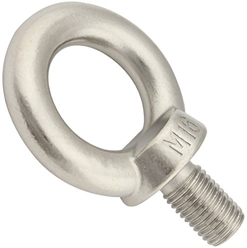 Ringschraube (gegossen und poliert) - M16 - (1 Stück) - ähnl. DIN 580 - aus rostfreiem Edelstahl A2 V2A - Ösenschraube - Ringbolzen - SC580 | SC-Normteile®