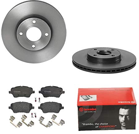BREMBO BREMSSCHEIBEN Ø278mm + BREMSBELÄGE VORNE FÜR FORD B-MAX JK FIESTA 6