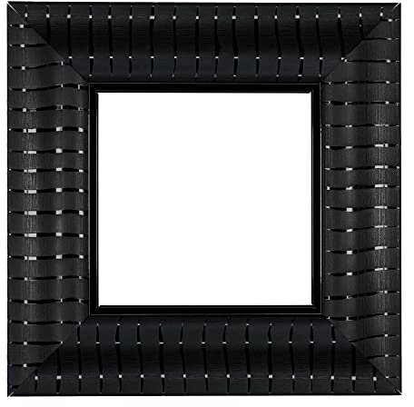 ElekTek Decorative Switch Surround Frame Cover Finger Plate Verona Black Stripe