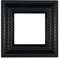 ElekTek Decorative Switch Surround Frame Cover Finger Plate Verona Black Stripe
