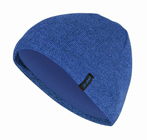 JAKO Unisex Strickmütze, Royal-Meliert, S-M