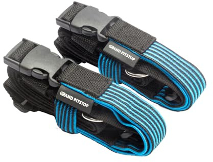 Grand Pitstop Cinghie elastiche regolabili per moto, 55,9 - 172,7 cm, set di 2