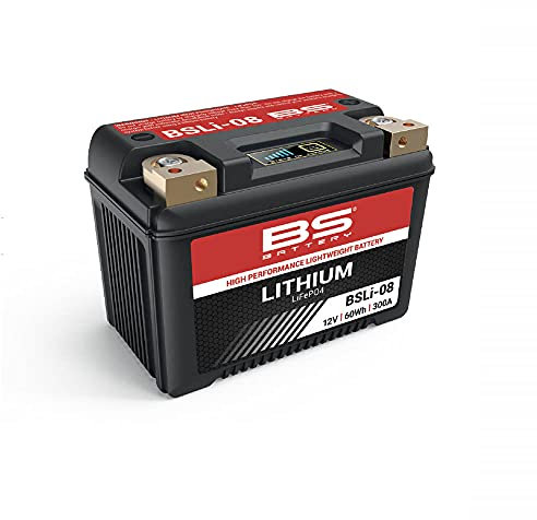 BS BATTERY - Batterie moto 12V Lithium Ion BSLi-08 Sans Entretien