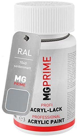 RAL 7040 Gris fenêtre/Window grey mat satiné stylo retouche 50 ml à séchage rapide