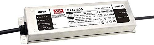 WITTKOWARE ELG-200-36AB-3Y LED-Treiber, IP65, 199,8W, 36V, 5,55A, CV+CC, dimmbar
