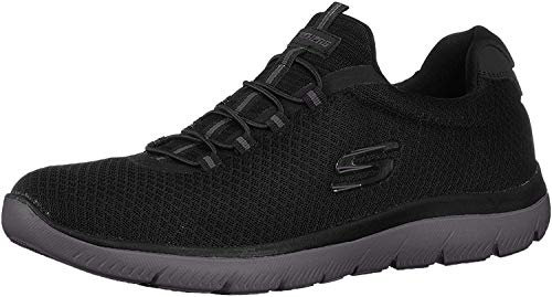 Skechers Men's 52811W-BKCC_41 Low-Top Sneakers, Black, 7 UK