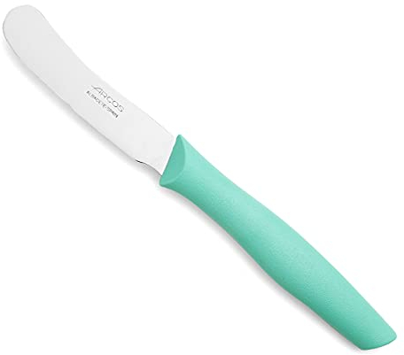 Arcos Nova - Couteau à Beurre - Acier Inoxydable Nitrum 70 mm - Manche Polypropylène Menthe