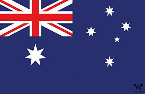 Australien Flagge Aufkleber - Länderflagge als Sticker 8,5 x 5,5 cm