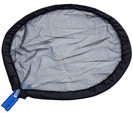 Pond H2o Heavy Duty Koi Pan Net 80 cm (30 Inch) Round Net Head with 100cm (39 Inch) Pole, Designed for Koi Pond Professionals, Koi Carp Ornamental Safe Fish Handling Net System