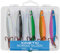 Norske Kinetic Silden - 5er Pilker-Set, in 5 Farben und Gewichten von 25g, 40g und 60g, auffällige Aktion, inkl. Box (5er Pilker-Set 40g)