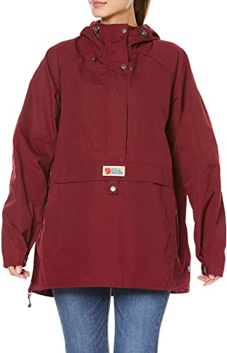 Fjällräven Damen Vardag Anorak, Bordeaux Red, S